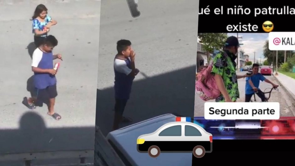 VIDEO Niño que imita la sirena de una patrulla se vuelve VIDEO Niño que imita la sirena de una patrulla se vuelve